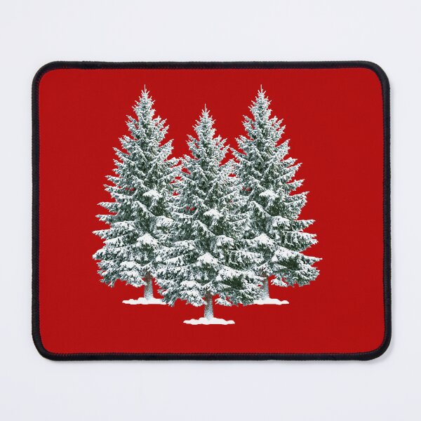 Item preview, 3 SNOW COVERED CHRISTMAS TREES, WINTER ,SNOWY NATURE, SKIING HIKING designed and sold by classic car craze.