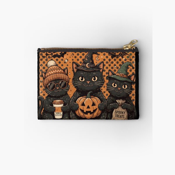 Item preview, Pumpkin Catpuccino Cute Black Cats Spooky Treats Retro Polka Dot Classic T-Shirt designed and sold by Basma Designs | Retro, Kawaii Shirts & Stickers.