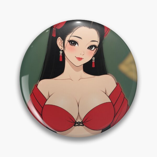 Item preview, Japanese Style Red Kimono Girl Illustration designed and sold by EgoSovereign.