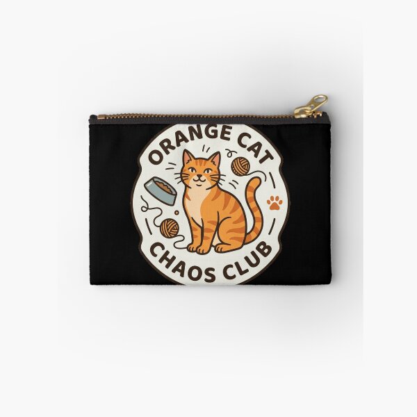 Item preview, Orange Cat Chaos Club Vintage Badge Graphic designed and sold by mood-draftsman.