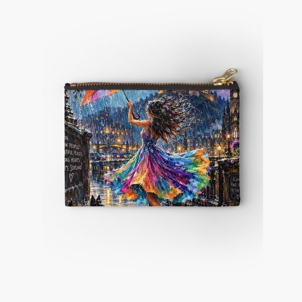 Item preview, Scotland – Where the Sun Is a Rumour | Colourful Scottish Rain Art designed and sold by Thistleinkart.