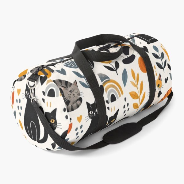 Item preview, Cute Scandinavian Cat Pattern | Nordic Floral Cat Design designed and sold by Aramdesing.