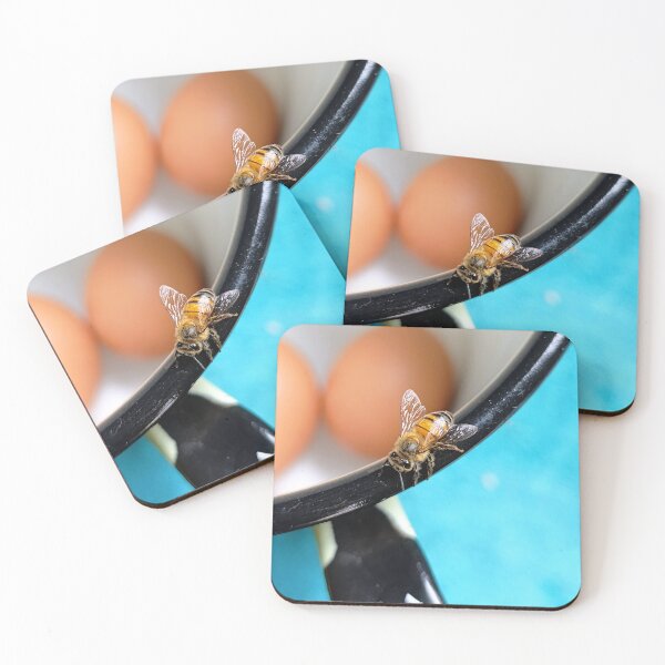 Item preview, Busy bee at the cooking pot, close-up designed and sold by PicturePic.