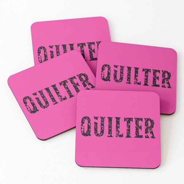 Item preview,  Distressed Quilter Typography Design Black designed and sold by DT creations.