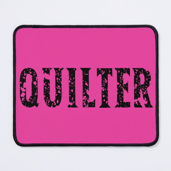 Item preview,  Distressed Quilter Typography Design Black designed and sold by DT creations.