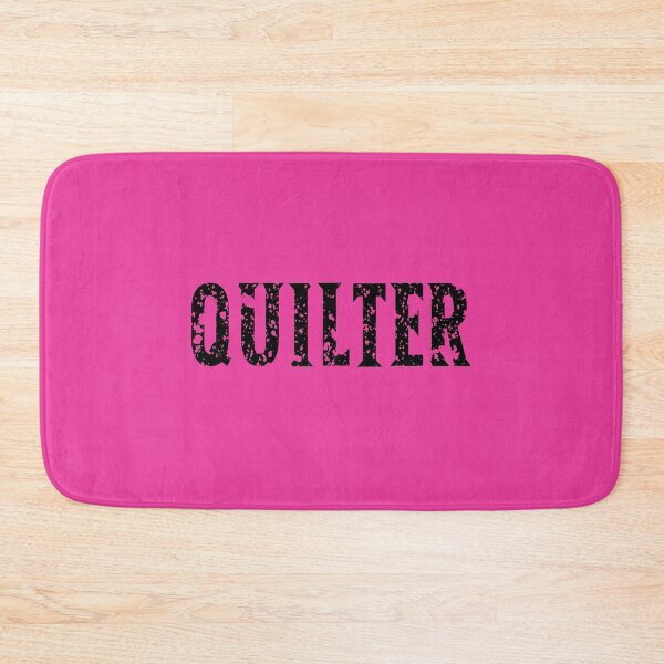 Item preview,  Distressed Quilter Typography Design Black designed and sold by DT creations.
