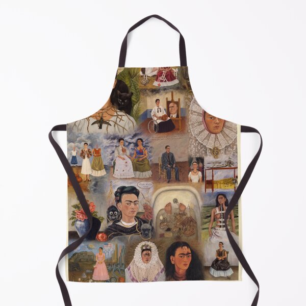 Artikelvorschau, Frida-Kahlo-Sammlung: Collage aus gesammelten Gemälden entworfen und verkauft von Mr Mustard Prints.