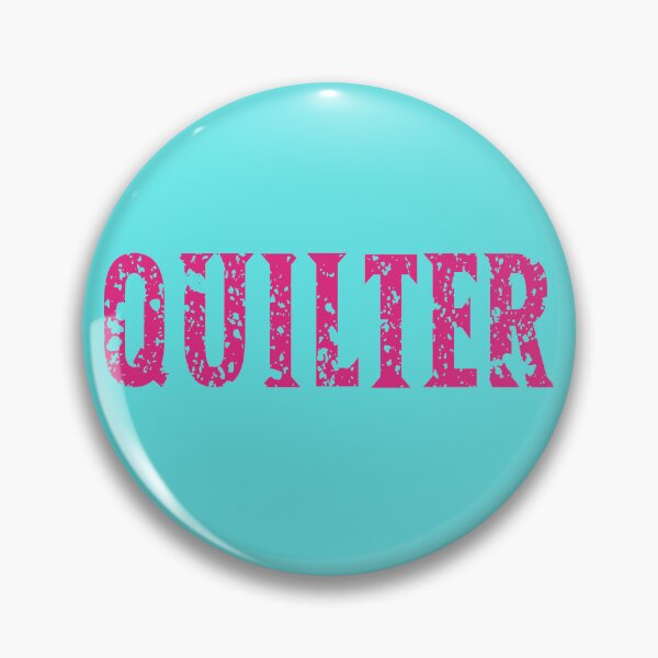 Item preview, Pink Distressed Quilter Typography Design designed and sold by DT creations.
