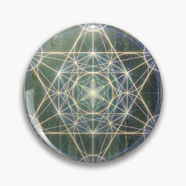 Item preview, Glowing Golden Metatron's Cube Forest Path | Monkeybusiness designed and sold by monkeybusiness.pt.