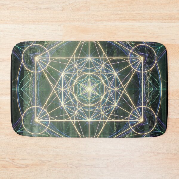 Item preview, Glowing Golden Metatron's Cube Forest Path | Monkeybusiness designed and sold by monkeybusiness.pt.