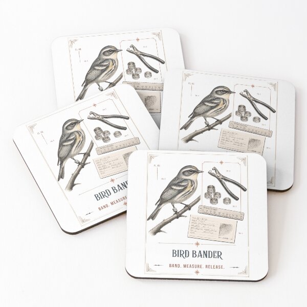 Item preview, Bird Bander Vintage Field Guide designed and sold by ArtisShops.