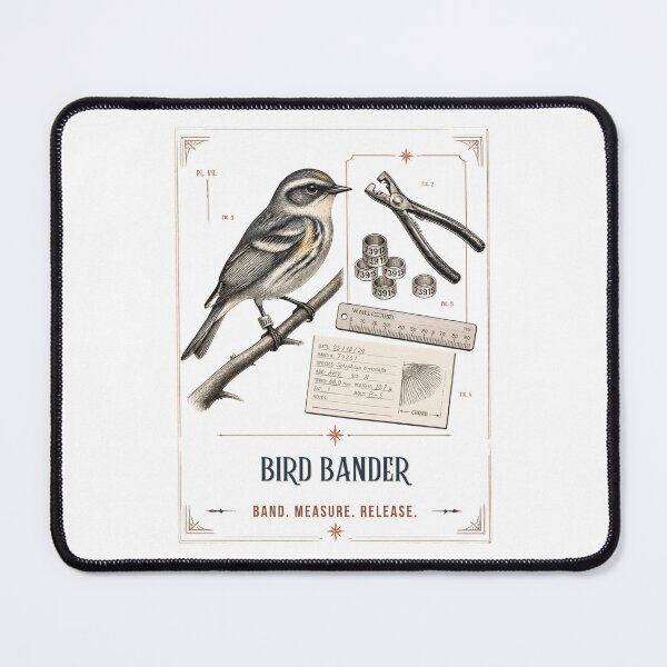 Item preview, Bird Bander Vintage Field Guide designed and sold by ArtisShops.