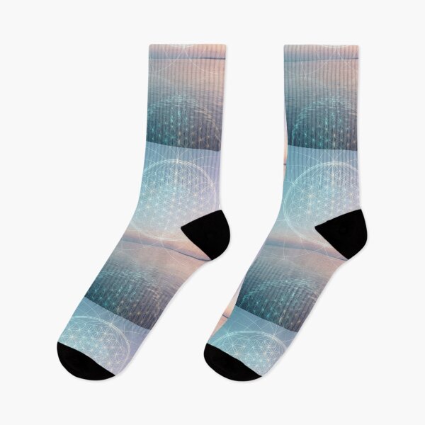 Item preview, Glowing Flower of Life Ocean Horizon Reflection | Monkeybusiness designed and sold by monkeybusiness.pt.