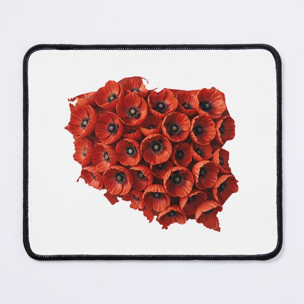 Item preview, Poland Poppy Map designed and sold by jkrphoto.
