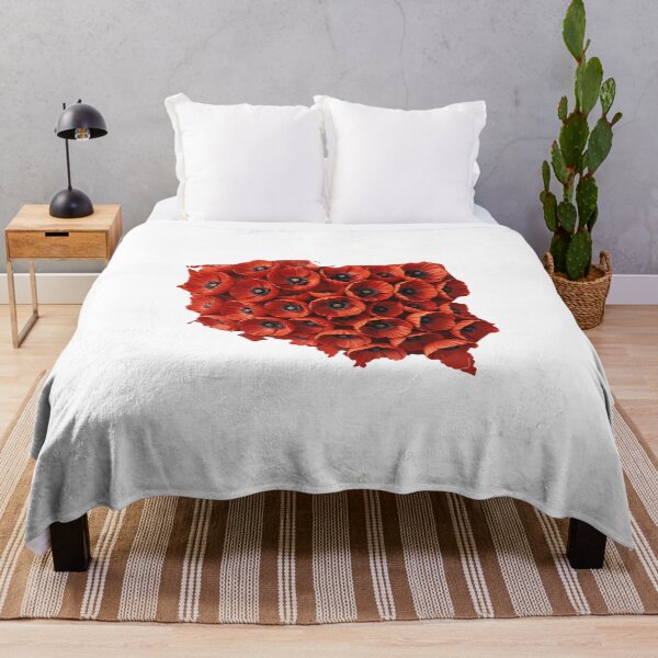 Item preview, Poland Poppy Map designed and sold by jkrphoto.