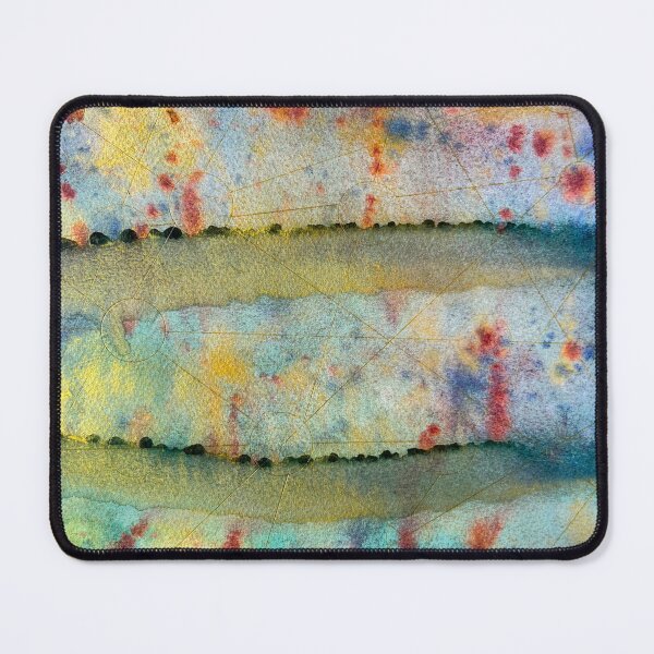 Item preview, Celestial Cartography, Teal Gold and Red Abstract designed and sold by ArithraStudio.