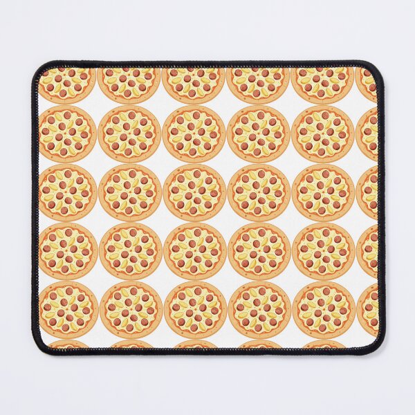 Item preview, delicious sausage and potatoes italian pizza illustration designed and sold by WildArtIT.