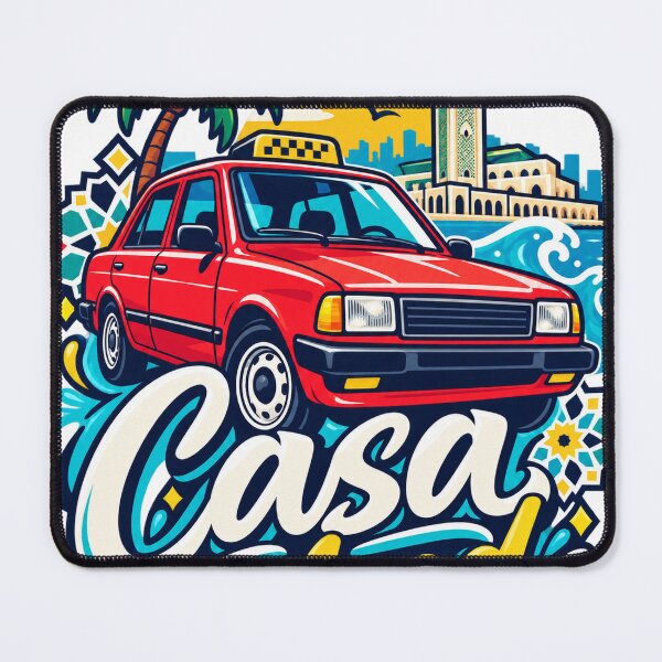 Item preview, Casa Mood – Casablanca Red Taxi designed and sold by Darija Pop.
