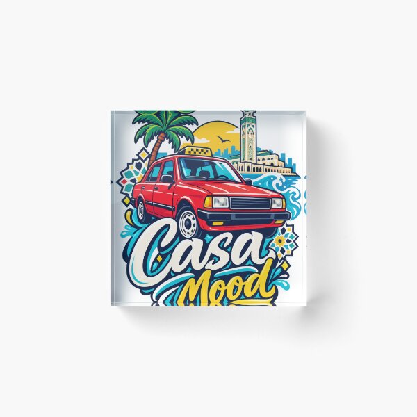 Item preview, Casa Mood – Casablanca Red Taxi designed and sold by Darija Pop.