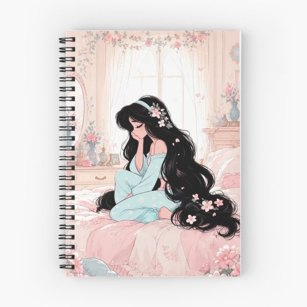 Item preview, Beautiful Dark-Haired Princess Thinking in Her Room Design designed and sold by MakersFolly.