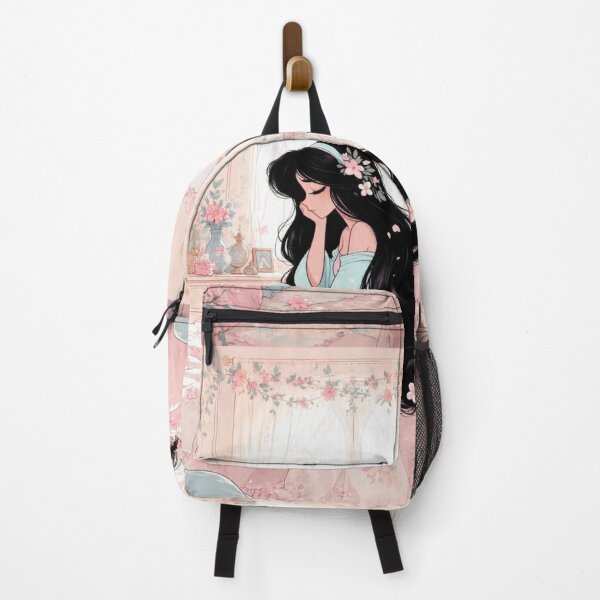 Item preview, Beautiful Dark-Haired Princess Thinking in Her Room Design designed and sold by MakersFolly.