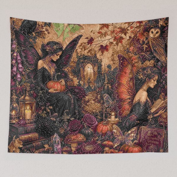 Item preview, Gothic Autumn Fairy Garden Enchantment designed and sold by Storybook Botanica.