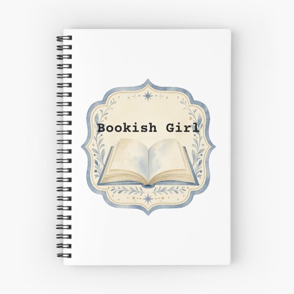 Item preview, Bookish Girl Book Lover Bookworm BookTok Reading Aesthetic Sticker designed and sold by By The Moon.