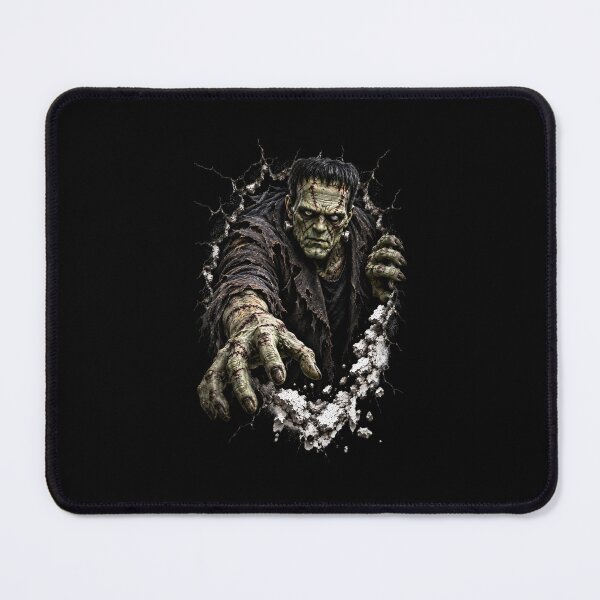 Item preview, Stitched Monster Breaking Through Wall – Gothic Horror Creature Halloween Art designed and sold by Kruti Collection.