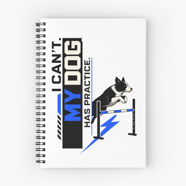 Item preview, I Can't My Dog Has Practice - Funny Border Collie Agility Design designed and sold by Neurospicy Trolls.