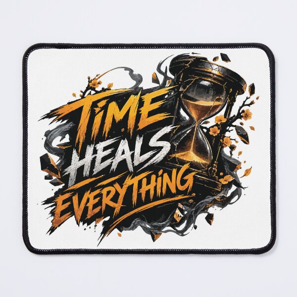 Item preview, Time Heals Everything – Powerful Life Quote designed and sold by MeGasis.