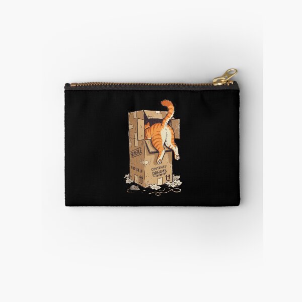 Item preview, Funny Orange Cat Diving in Cardboard Box Contents Dreams Graphic designed and sold by mood-draftsman.