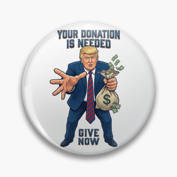 Item preview, Funny Political Satire Donald Trump Money Donation Art designed and sold by Alaric4you.