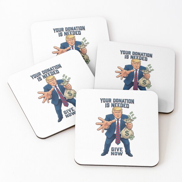 Item preview, Funny Political Satire Donald Trump Money Donation Art designed and sold by Alaric4you.