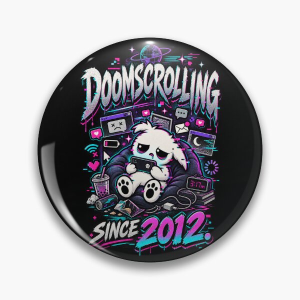 Item preview, Doomscrolling Since 2012 - 'Zerp' Glitch Gremlin T-Shirt designed and sold by Suparrific.