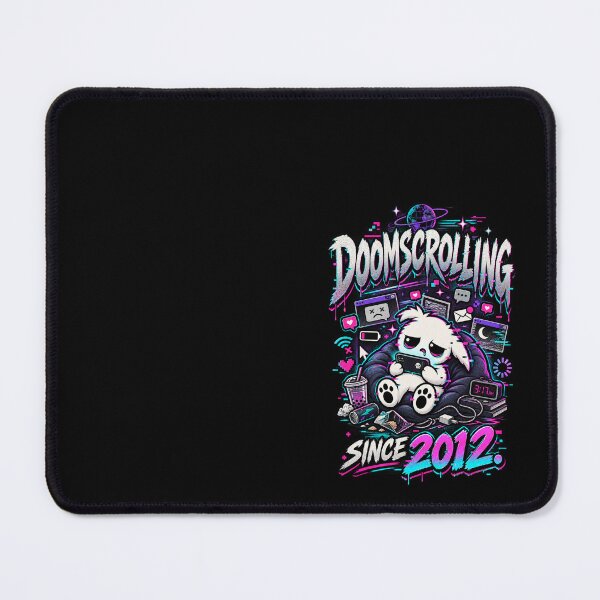 Item preview, Doomscrolling Since 2012 - 'Zerp' Glitch Gremlin T-Shirt designed and sold by Suparrific.