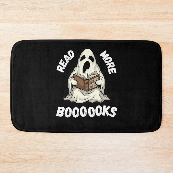 Item preview, Read More Booooooks Spooky Ghost Reading Bookworm designed and sold by Jacob Zubek.