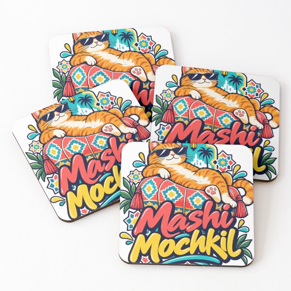 Item preview, Mashi Mochkil – Moroccan Chill Cat designed and sold by Darija Pop.