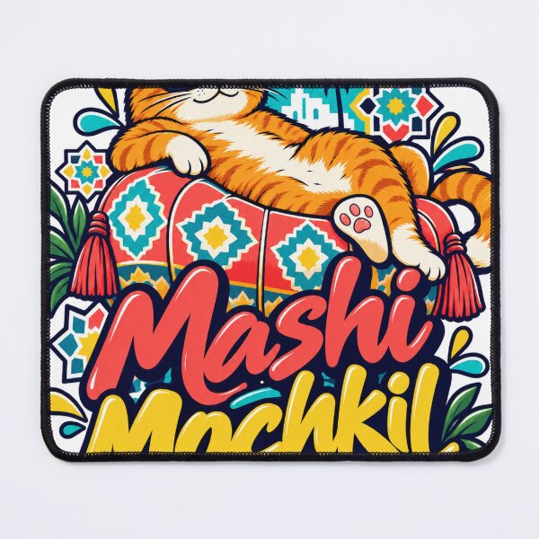Item preview, Mashi Mochkil – Moroccan Chill Cat designed and sold by Darija Pop.