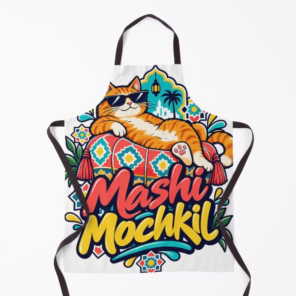 Item preview, Mashi Mochkil – Moroccan Chill Cat designed and sold by Darija Pop.