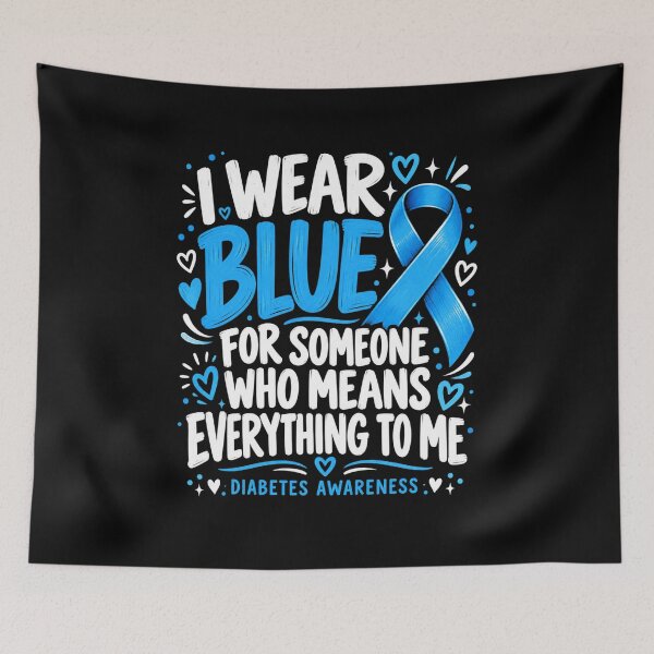 Item preview, Type 1 2 Diabetes Awareness T1D T2D Diabetic Dad Mom Kids T-Shirt designed and sold by Trendably.