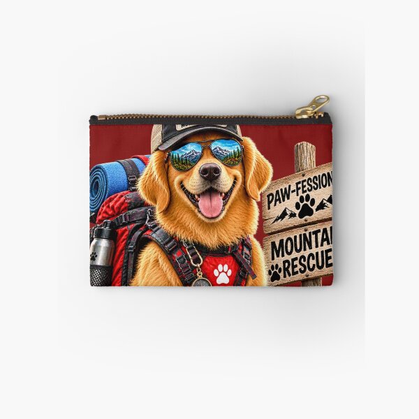 Item preview, Funny Dog Mountain Rescue – PAW-FESSIONAL Hiking Adventure Gift designed and sold by TeeVibeHaus.