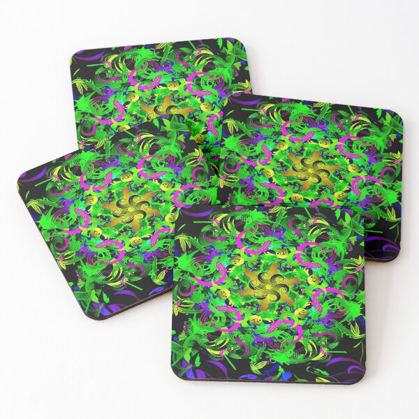 Item preview, Neon swirls designed and sold by KingsArtworx 2.