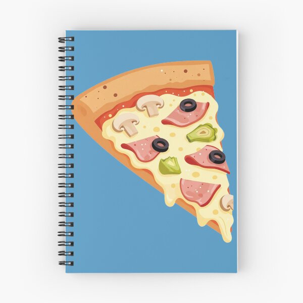 Item preview, tasty slice of italian capricciosa pizza illustration designed and sold by WildArtIT.