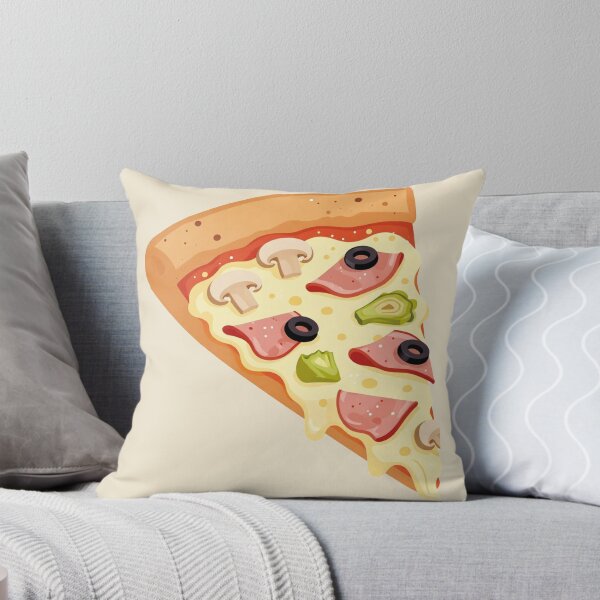 Item preview, tasty slice of italian capricciosa pizza illustration designed and sold by WildArtIT.