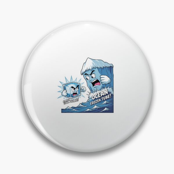 Item preview, Ice Cube Versus Floating Iceberg Scale Sticker designed and sold by Imaginarium of Chaos falcon88 .