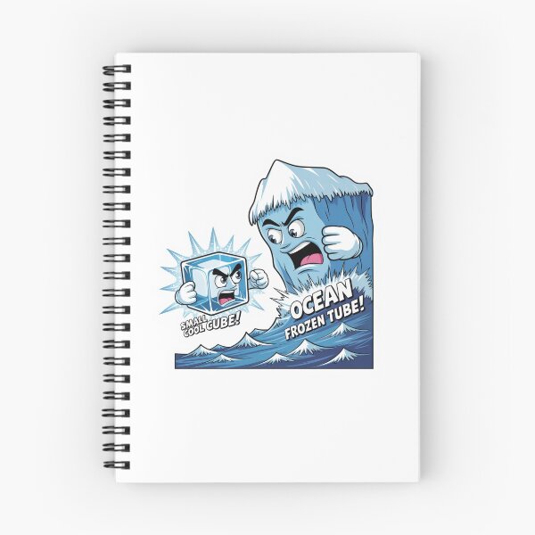 Item preview, Ice Cube Versus Floating Iceberg Scale Sticker designed and sold by Imaginarium of Chaos falcon88 .