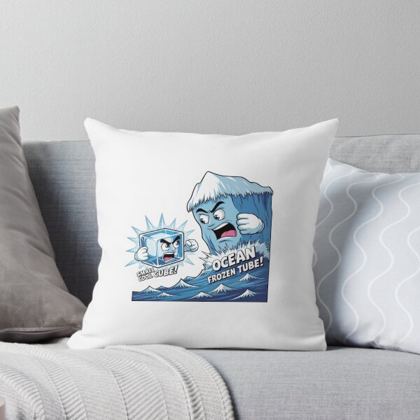 Item preview, Ice Cube Versus Floating Iceberg Scale Sticker designed and sold by Imaginarium of Chaos falcon88 .