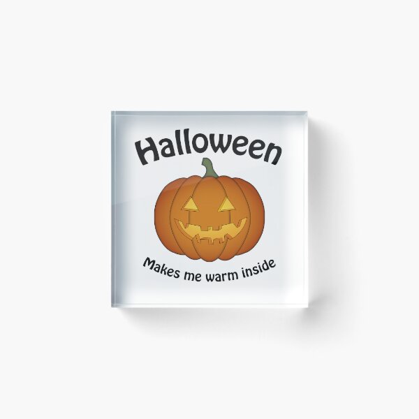Item preview, Halloween pumpkin. Makes me warm inside designed and sold by ChimaGraphics.
