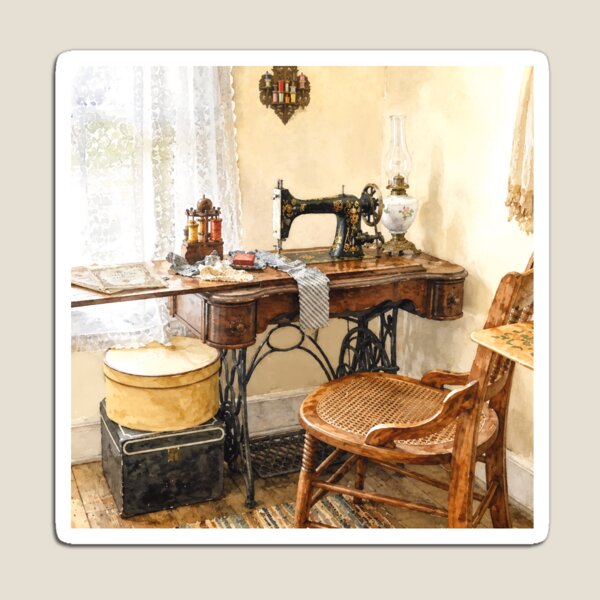 Item preview, Sewing Machine and Thread Carousel designed and sold by Susan Savad.