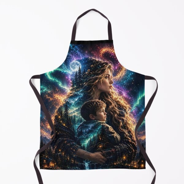 Item preview, Double Exposure A Mountain Woman and Her Child by Orikall designed and sold by HippieWorks.